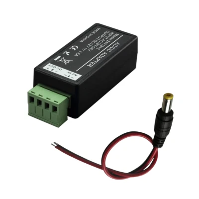 AC 24V to DC 12V 1.5Amp Power Converter, and 1pc 2.1x5.5mm DC Male Power Pigtail - Image 1 of 4