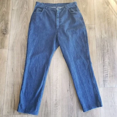 Vintage 80s PS Gitano Striped Dark Wash Womens Size 20 Jeans EUC - Image 1 of 4