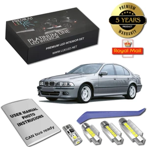 BMW E38 E39 LED KIT Interior Premium 18 SMD Error Free Bulbs 5er 7er Canbus - Afbeelding 1 van 12