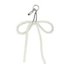 Phone Lanyard Beaded Phone Charm Bowknot Pearls Keychain Jewelry for Trendsetter