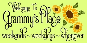 ARTÍCULO DE PLANTILLA REUTILIZABLE 8787 8"X18" BIENVENIDO A GRAMMY'S - PLANTILLAS MYLAR - Imagen 1 de 1