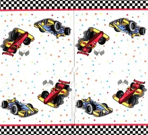SERVIETTES EN PAPIER VOITURES DE COURSE F1 SPORT. PAPER NAPKINS RACING CARS - Picture 1 of 2