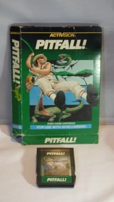 Activision PITFALL! Video Game Cartridge for Intellivsion System w Box & Manual - Image 1 of 4