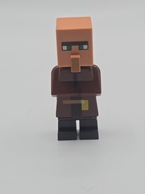 Lego Minecraft Villager Brown Minifigure 21138 21128