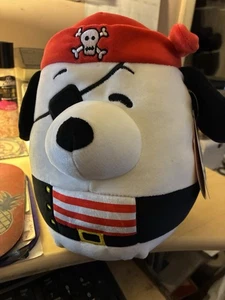 Peanuts Snoopy Squishmallows NEU Piratenkostüm Halloween 2025 8 Zoll Plüsch Neu mit Etikett - Bild 1 von 2