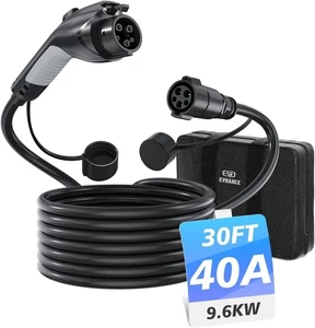 Cable de extensión de cargador EV, J1772 40A cable de carga de 30 pies - Imagen 1 de 7