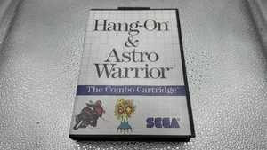 Hang On/Astro Warrior Sega Master System W/Manual Retro 1986 #1264 - Picture 1 of 14