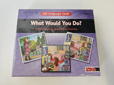 LDA Language Cards What Would You Do - Vocabulary, Speaking & Listening ALN/SEN - Image 1 of 2