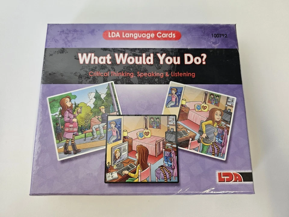 LDA Language Cards What Would You Do - Vocabulary, Speaking & Listening ALN/SEN - Image 1 of 2