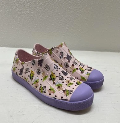 Native Jefferson Star Wars Girls Sandal Sneaker Sz 12 J12 Kid Pink Purple - Image 1 of 4