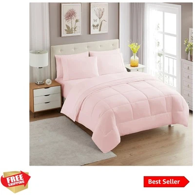 Luxuoso conjunto de edredom duplo 5 peças - alternativa macia para todas as estações em pa... - Imagem 1 de 4