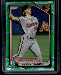 2024 Bowman #BCP-47 Jackson Holliday Chrome Prospects Lunar Glow Refractors - Bild 1 von 2