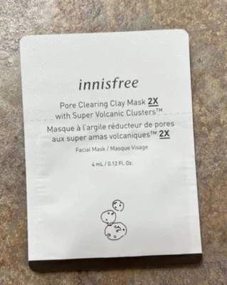 Máscara de arcilla limpiadora de poros Innisfree x20 con racimos súper volcánicos 4 ml cada una NUEVA Foto 1 de 4