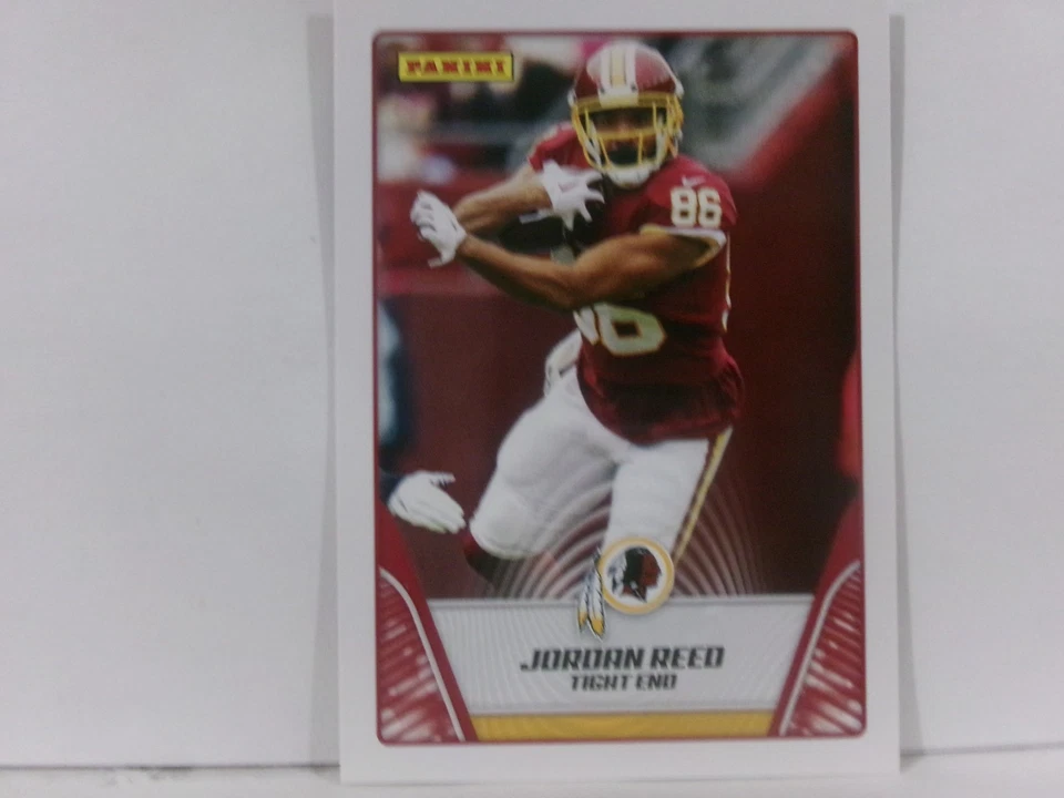 2019 Panini NFL Sticker Collection Cards #56 Jordan Reed Washington Redskins - Image 1 of 2