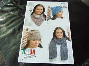 King Cole One Size Chunky Accessoires Muster 4303 4 Designs - Bild 1 von 3