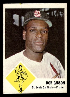 Fleer #61 Bob Gibson 1963 - en muy buen estado *TedsCardShack* Foto 1 de 2