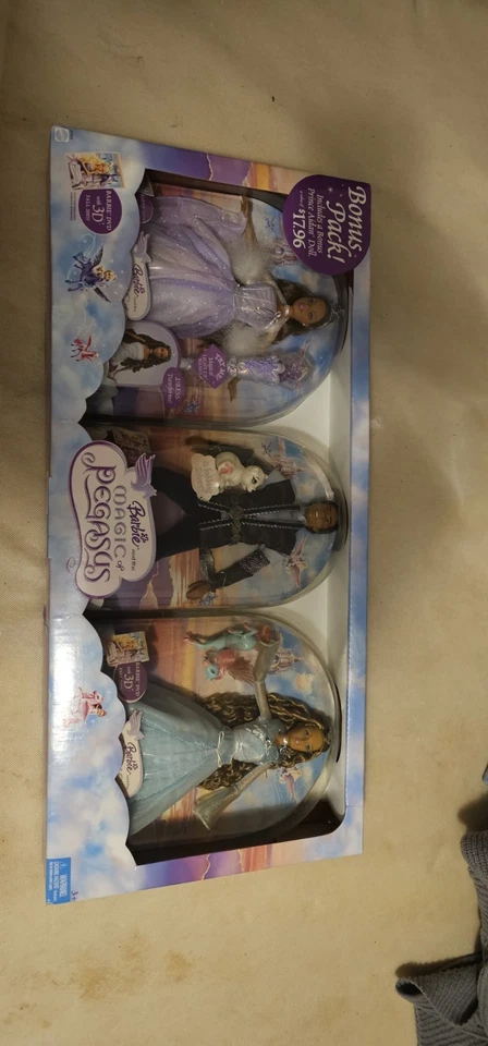 Mattel Barbie the Magic of Pegasus 3 Pack - Image 1 of 1