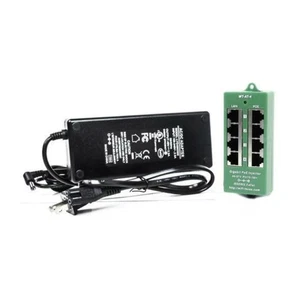 4 Port PoE/PoE+ Injektor mit 56V 60W Netzteil - Gigabit Injektor - Aktiv... - Bild 1 von 6