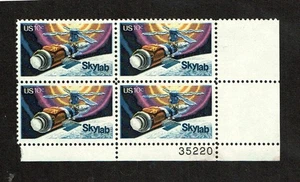 1974 U.S. Commem SKY LAB SPACE Plt# Blk of 4 Sc#1529 M/NH/OG GEM! - Picture 1 of 1