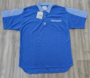 NWT Greenline International Mens Sz XL Polo Short Sleeve Blue - Picture 1 of 8