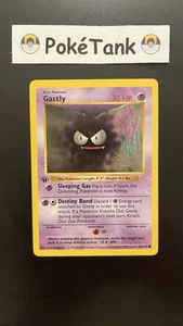 Gastly 50/102 1st Edition Shadowless Base Set Pokémon TCG Card - Near Mint - Picture 1 of 2