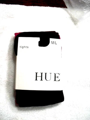 Women's HUE Argyle Sweater Tights,Sz M/L B NEW old stock - Image 1 of 4