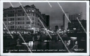 at273 cartolina santos brasil av.ana atlantico hotel - Picture 1 of 2
