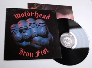 MOTORHEAD - IRON FIST LP N MINT VINYL Rare Original 1982 UK 1st Press Album - Bild 1 von 9
