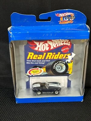 Auténtica réplica conmemorativa Hot Wheels Shelby Cobra 1983 30 años piloto real Foto 1 de 4