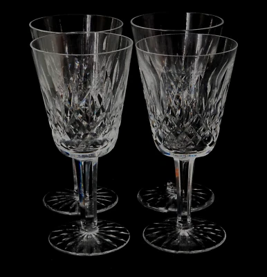 Waterford Crystal Lismore 4 White Wine Glasses, 5 1/2" - Image 1 of 4
