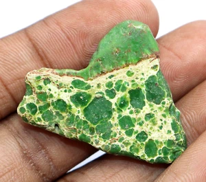 Turquesa natural Arizona verde 36 quilates losa áspera suelta piedra preciosa certificada - Imagen 1 de 7