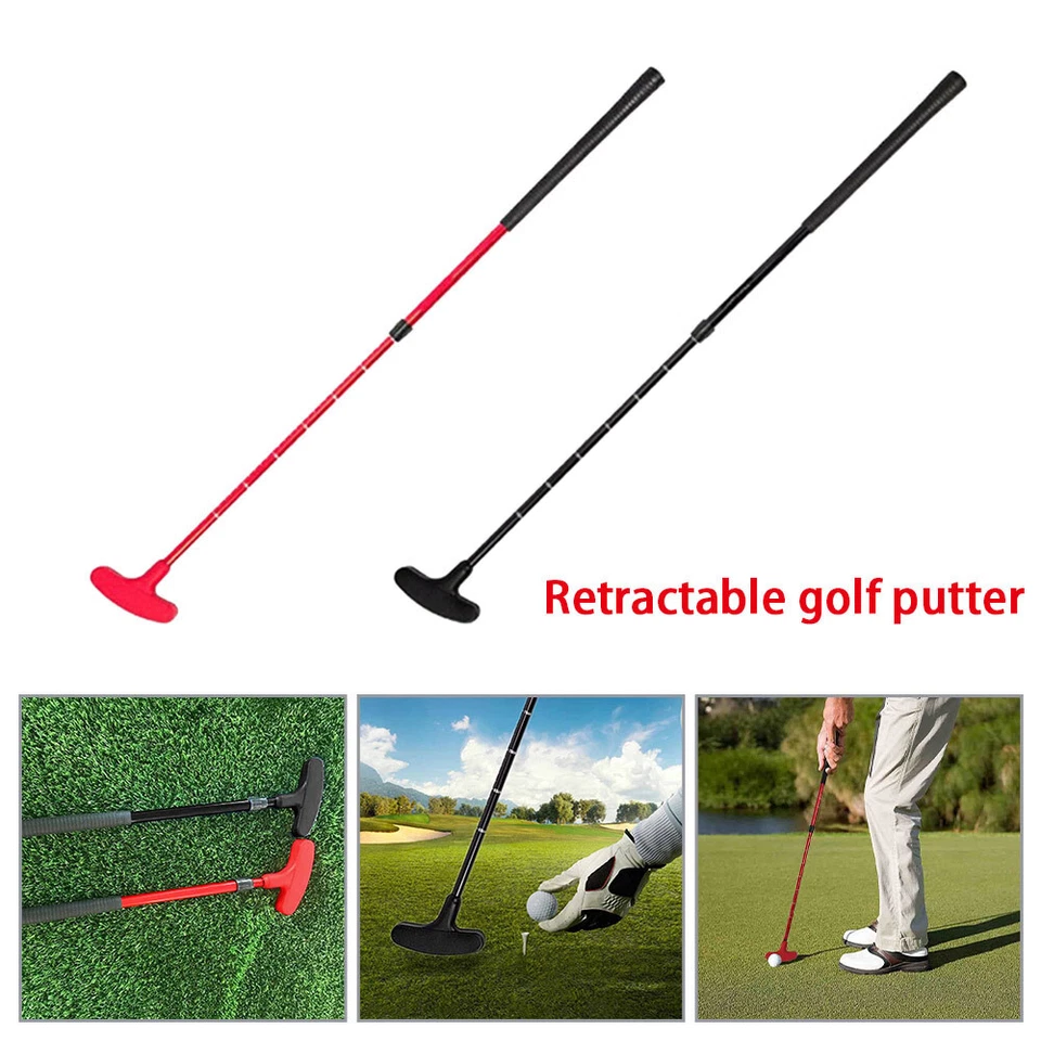 Kinder Golfschläger Putter für Rechts & Linkshänder mit einziehbarem Blattkopf - Bild 1 von 4