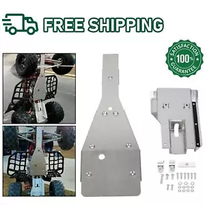 Full Chassis Glide & Swing Arm Skid Plate Guard Combo For YAMAHA Raptor 700 700R - Picture 1 of 21
