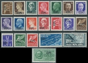 1942 REGNO POSTA MILITARE 20 VALORI MNH ** - SV26-4 - Imagen 1 de 1