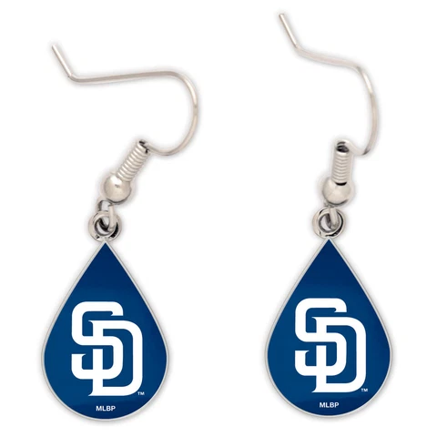 San Diego Padres Tear Drop Earrings Cover
