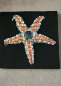 Prendedor estrella de mar Kenneth Jay Lane de colección para Avon nuevo en caja 2005 - Imagen 1 de 4