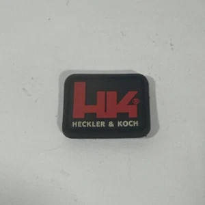 HECKLER KOCH HK Factory OEM PVC Logo Patch Hook Loop Back VP9 VP40 P7 P30 USP - Picture 1 of 2