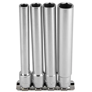 Performance Tool W80602 4Pc 3/8 Drive Met Extra Deep Wall 6Pt Socket Set for ... - Picture 1 of 2