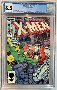UNCANNY X-MEN #191 (1985) CGC 8.5 First Appearance NIMROD - Picture 1 of 3