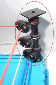 Original Hasbro Ringecke / Ringpfosten,  Zubehör für WWF Wrestling Ring - Bild 1 von 3