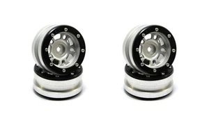 Beadlock Wheels PT- Distractor Silver/Black 1.9 (4 pcs) - Picture 1 of 5