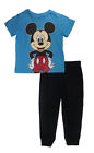 Mickey Mouse Toddler Boys S/S Blue Top Two-Piece Jogger Pant Set Size 2T 3T 4T