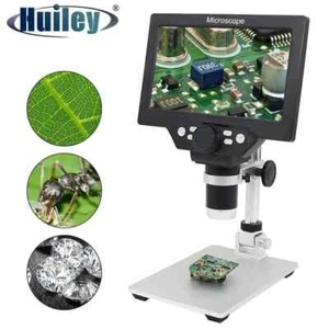 1200X Microscopio Digitale Portatile 7" LCD Video Microscopio 12MP per Saldatura - Foto 1 di 13
