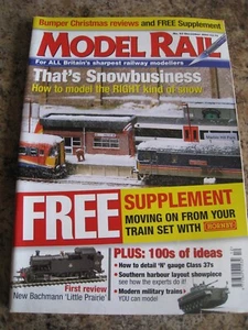 MODEL RAIL MAGAZINE DEC 2003 SNOWBUSINESS NEW BACHMANN LITTLE PRAIRIE SOUTHERN H - Picture 1 of 3