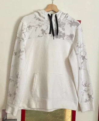 Pull sweat à capuche  Blanc  Hollister taille M - Photo 1/4