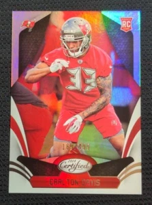 2018 Panini Certified Carlton Davis Mirror Parallel RC /499 Buccaneers #147 - Picture 1 of 2