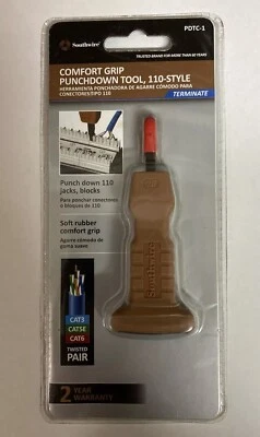 Southwire Tools Equipment PDTC 1 Comfort Grip Punch Down Impact Tool Gift - Image 1 of 4