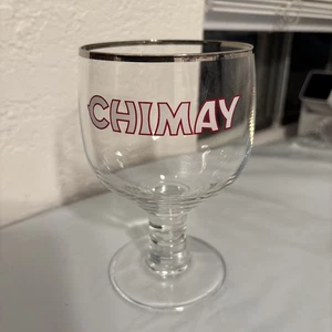 Neu Chimay Bierglas Kelch Stiel 16 oz Gläser Belgien 150 Jahre Jubiläum - Bild 1 von 4