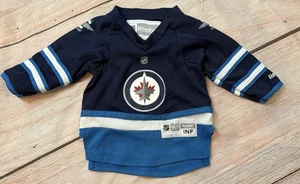 NHL Infant 12-24 Months Winnipeg Jets Delcamp Breakaway Jersey Navy READ - Picture 1 of 4