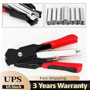 Hog Ring Pliers Kit 2500* C Clips Household Hand Tools For Seat Cover Upholstery - Picture 1 of 11